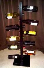 Vertical wine rack