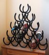 Fifteen Bottle Pyramid Style Wine Rack