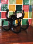 Three Bottle Pyramid Style Wine Rack